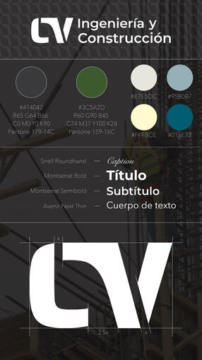 Branding e Identidad Visual para la constructora Cruz y Valverde