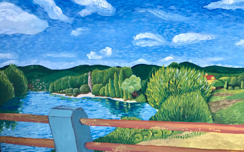 Paisaje Postimpresionista