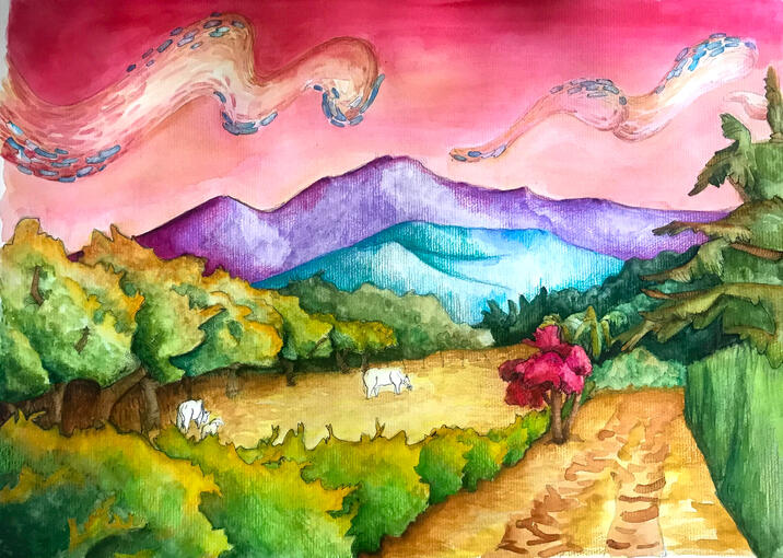 Paisaje idílico 1